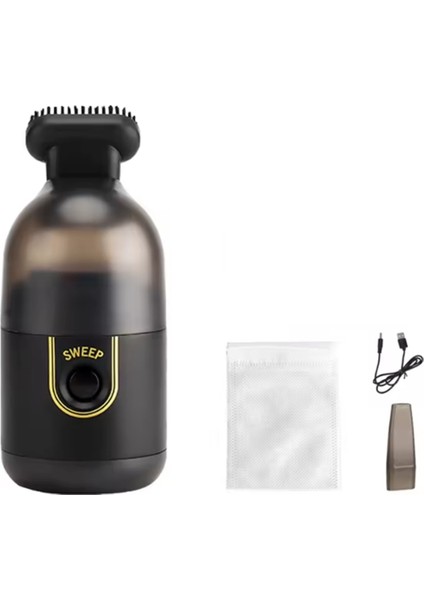 Taşınabilir Kablosuz Elektrikli Süpürge El Tipi Masaüstü Temizleme Makinesi Ofis Araç Ev Bilgisayar Mini Sessiz Hoovers (Yurt Dışından)