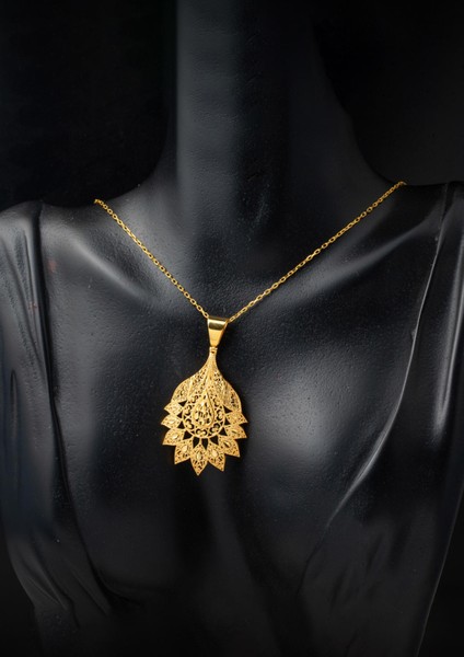 Hint Motifli 22 Ayar Altın Kolye fiyatları