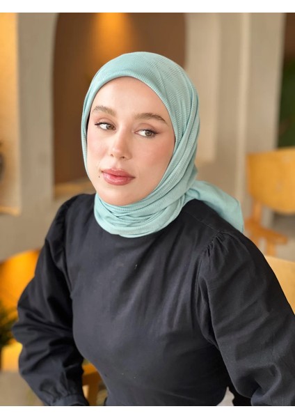 Dama Çizgi Desen Eşarp