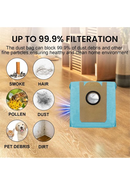 Eufy Robovac L35 HYBRID/L35 HYBRID+/LR30 HYBRID/LR30 Hybrid+ Elektrikli Süpürge Parçası Yedek Çöp Torbası,b Için Toz Torbaları (Yurt Dışından) indirimleri