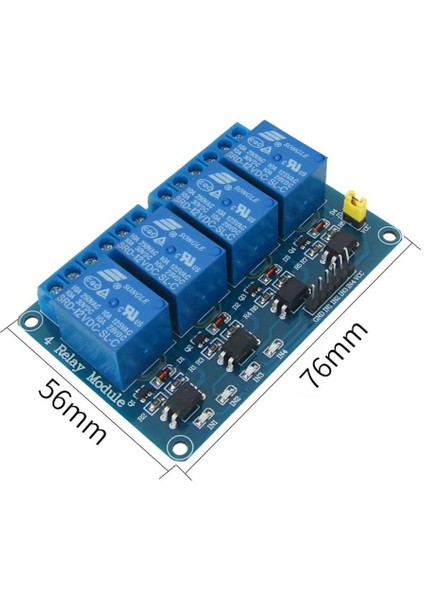 4 Yönlü Röle Optocoupler Gösterge Işıklı Output 12V fırsatları