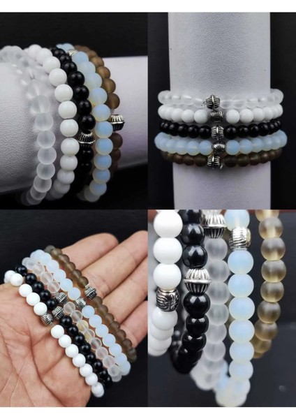 5'li Set Bijuteri Hediyelik Bileklik Seti - Unisex Günlük Hediyelik Kombin Aksesuar Bijuteri Bileklik