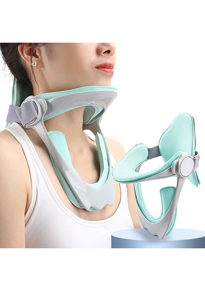 Boyun Düzeltici Destek Aparatı - Postür Düzeltici, Rahat Kullanım, Ayarlanabilir Boyun Desteği