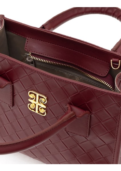 Kadın Bordo El Çantası 50315848-VR014