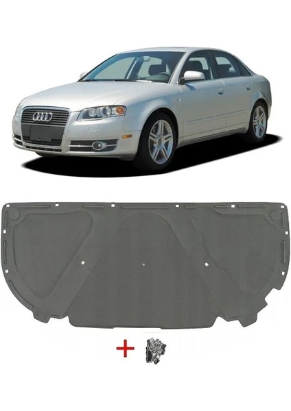 Audı A4 Motor Kaput Kecesı Klıpslı 2005-2008-8E0863825AJ