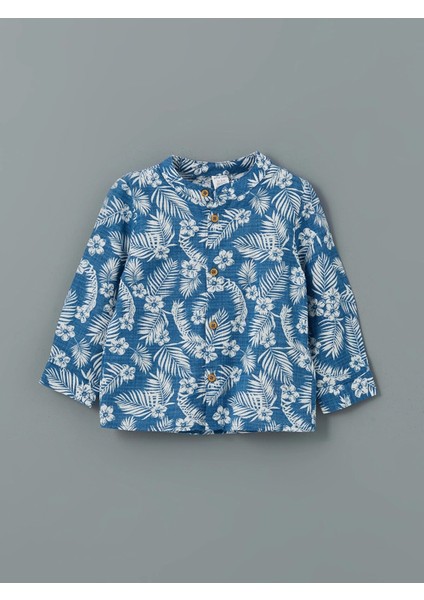 Lcw Baby Mavi Hakim Yaka Erkek Bebek Gömlek ve Pantolon 2'li fiyatları