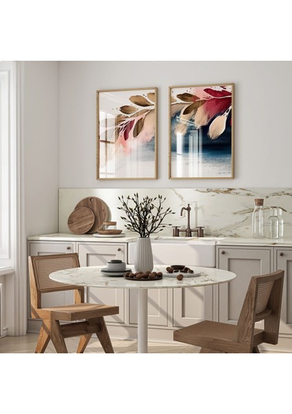 Dekoratif 3lü Tablo,ahşap Çerçeveli,soyut Tablo,duvar Tablo,duvar Susu,mutfak Tablo Cerceveli Tablo fiyatları