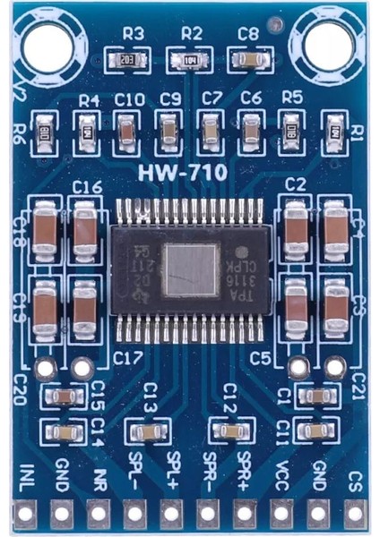 XH-M562 TPA3116D2 Mini Dijital Stereo Audio Amfi Kartı Class D Dual 50W