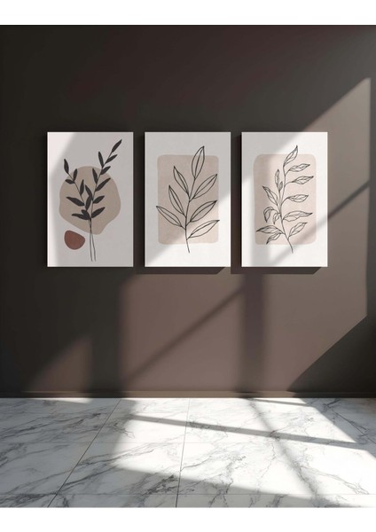 Çerçeve Görünümlü Premium Kalite Duvar Tablosu Mutfak Tabloları 3 Lü Tablo fiyatları