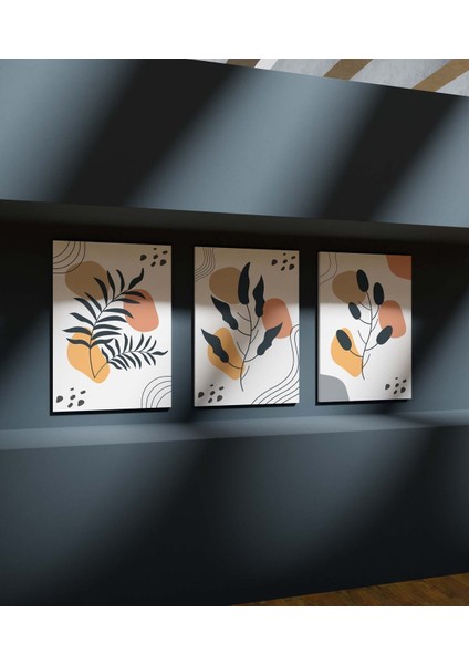 Duvar Tablosu Çerçeve Görünümlü Mutfak Tabloları 3 Lü Tablo Modern Tablo Bohem Tablo Premium Kalite