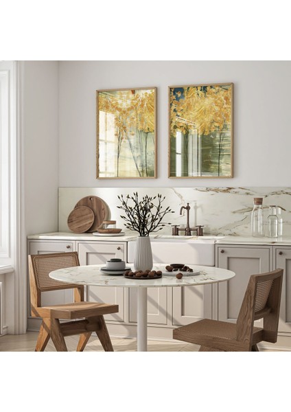 Dekoratif 3lü Tablo,ahşap Çerçeveli,soyut Tablo,duvar Tablo,duvar Susu,mutfak Tablo Cerceveli Tablo fiyatları