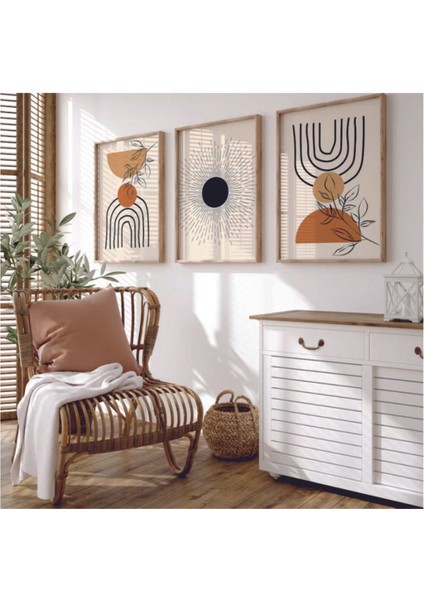 Dekoratif 3lü Tablo,ahşap Çerçeveli,soyut Tablo,duvar Tablo,duvar Susu,mutfak Tablo Cerceveli Tablo