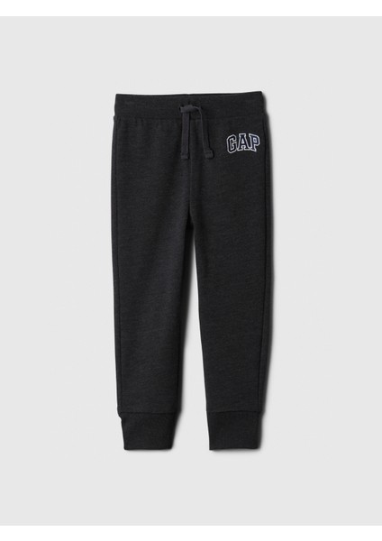 Erkek Bebek Siyah babyGap logo polar pantolon