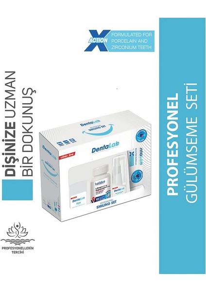 Clinic Seri Profesyonel Gülümseme Seti Diş Macunu Bakım Spreyi Çiğneme Tableti Diş Fırçası Ipi