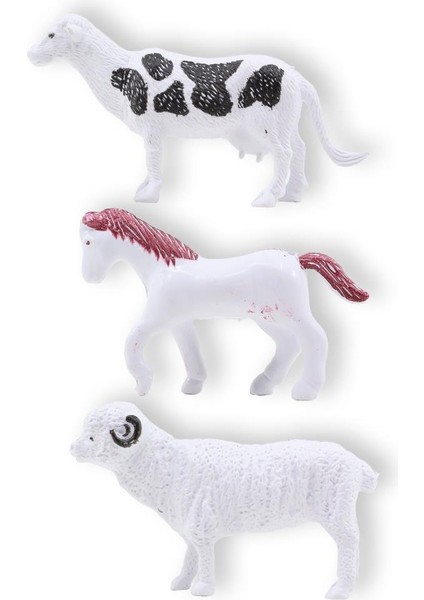 Römorklu Traktör ve 3 Adet Hayvan Figürlü Oyuncak Seti fırsatları