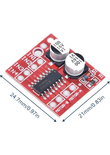 L298N Mini 2 Yönlü Motor Sürücü Ileri ve Geri Pwm Hız Regülatörü Dual H-Bridge Stepper Motor fırsatları