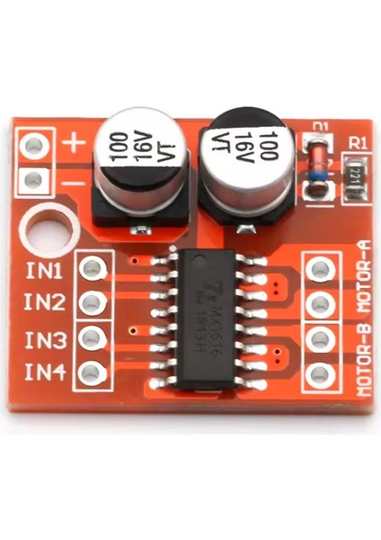 L298N Mini 2 Yönlü Motor Sürücü Ileri ve Geri Pwm Hız Regülatörü Dual H-Bridge Stepper Motor