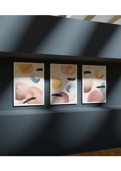 Duvar Tablosu Çerçeve Görünümlü Mutfak Tabloları 3 Lü Tablo Modern Tablo Bohem Tablo Premium Kalite