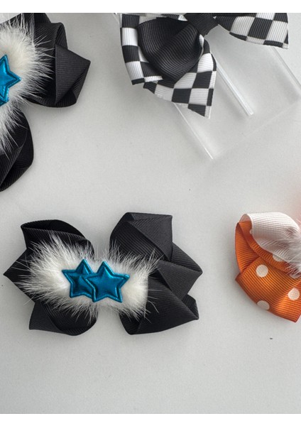 Fiyonklu Saç Tokası 6'lı – Renkli Set, Günlük & Okul fırsatları