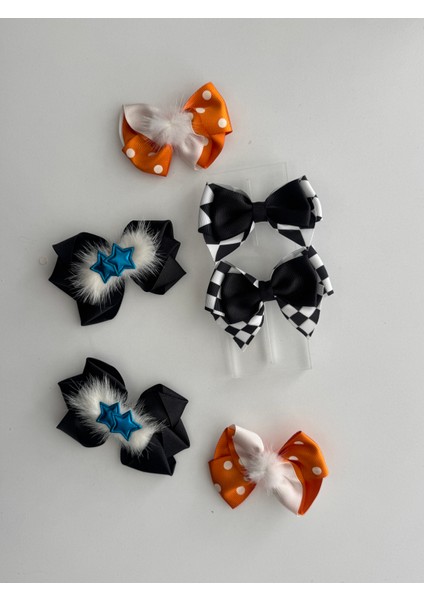 Fiyonklu Saç Tokası 6'lı – Renkli Set, Günlük & Okul indirimleri