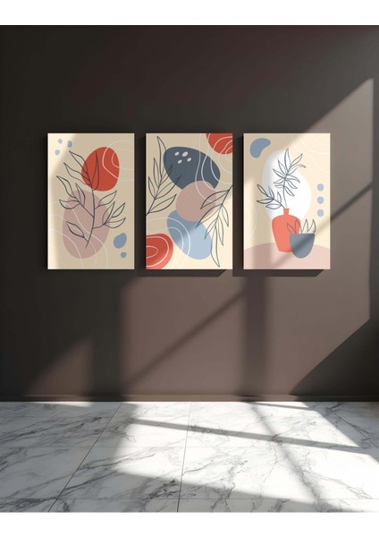 Duvar Tablosu Çerçeve Görünümlü Premium Kalite Mutfak Tabloları 3 Lü Tablo Modern Tablo Bohem Tablo fiyatları