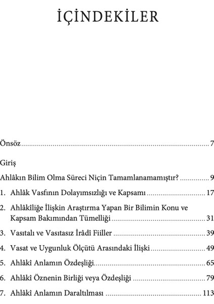 Ahlâkîliğin Doğası - Ömer Türker modelleri