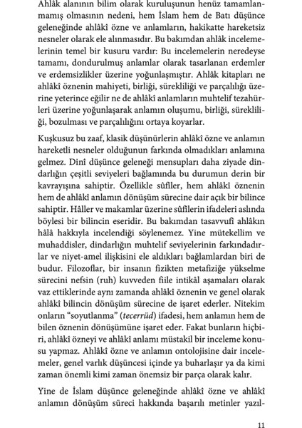 Ahlâkîliğin Doğası - Ömer Türker