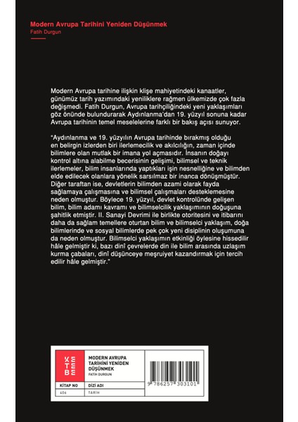 Modern Avrupa Tarihini Yeniden Düşünmek - Fatih Durgun fiyatları