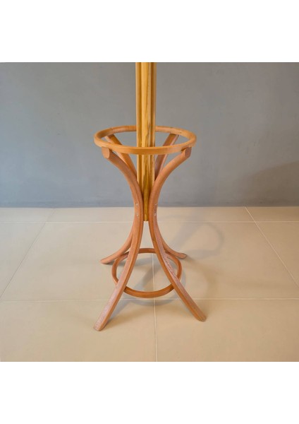 Ahşap Askılık - Tonet Ayaklı Askılık - 6'lı Askılık - Ceket Elbise Askılık (DEĞİŞTİRİLEBİLİR RENK) modelleri