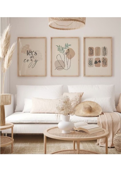 Dekoratif 3lü Tablo,ahşap Çerçeveli,soyut Tablo,duvar Tablo,duvar Susu,mutfak Tablo Cerceveli Tablo modelleri