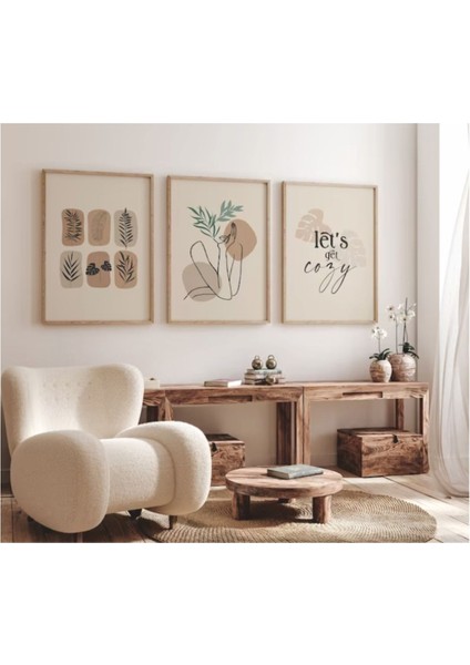 Dekoratif 3lü Tablo,ahşap Çerçeveli,soyut Tablo,duvar Tablo,duvar Susu,mutfak Tablo Cerceveli Tablo fırsatları