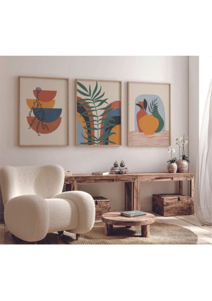 Dekoratif 3lü Tablo,ahşap Çerçeveli,soyut Tablo,duvar Tablo,duvar Susu,mutfak Tablo Cerceveli Tablo fiyatları