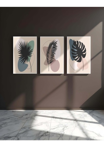 Duvar Tablosu Çerçeve Görünümlü Mutfak Tabloları 3 Lü Tablo Modern Tablo Bohem Tablo Premium Kalite fiyatları