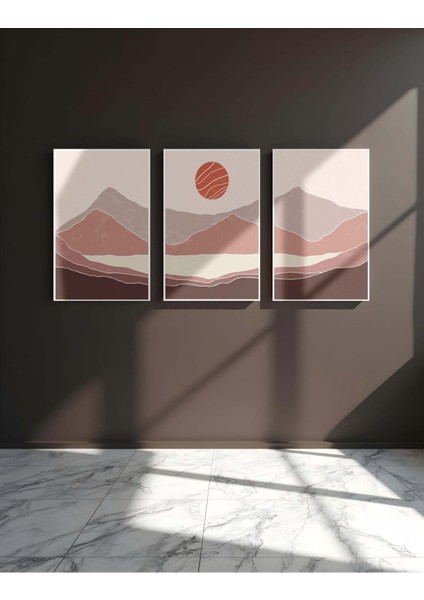 Duvar Tablosu Çerçeve Görünümlü Mutfak Tabloları 3 Lü Tablo Premium Kalite Modern Tablo Bohem Tablo fiyatları