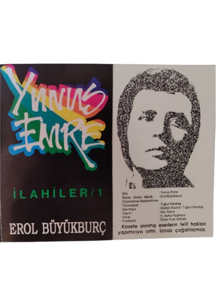 Erol Büyükburç- Yunus Emre Ilahiler- Kaset- 1990 – Koleksiyon Ürünü