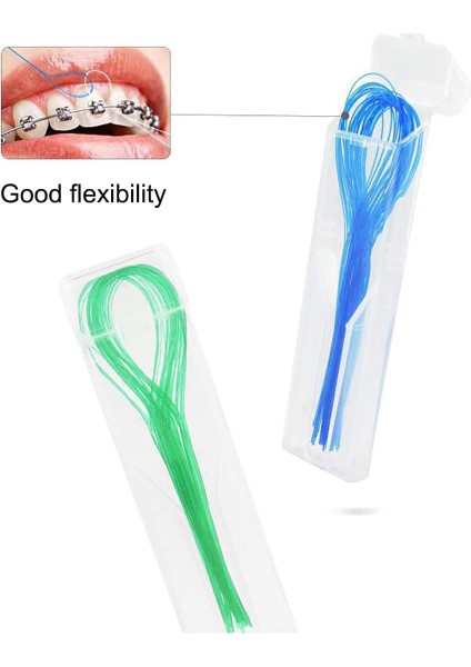100 Adet İmplant ve Köprülü dişler için Diş İpi , Diş Teli Temizliği, İmplant Temizliği için fiyatları