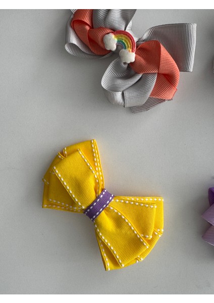 Fiyonklu Saç Tokası 6'lı – Renkli Set, Günlük & Okul fiyatları