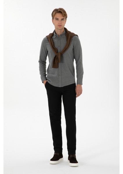 Erkek Siyah Pantolon (Kanvas-Chino) 50311606-VR046 modelleri