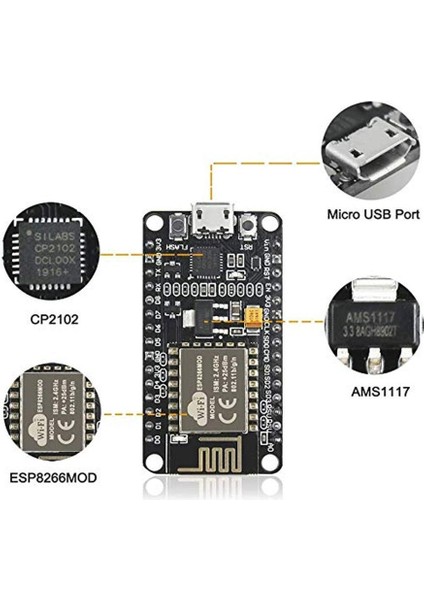 ESP8266 CP2102 Geliştirme Kartı fiyatları