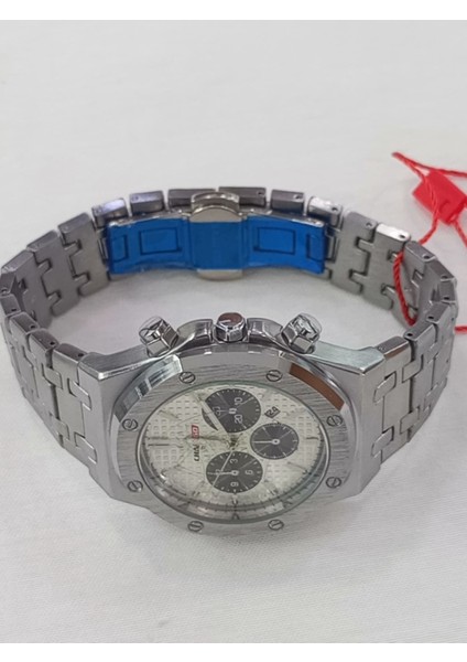 Çelik Kordonlu, Takvim Göstergeli, Su Geçirmez, 2 Yıl Garantili Erkek Kol Saati fiyatları