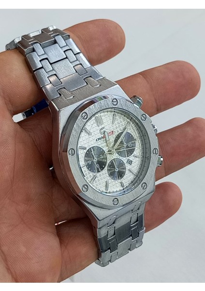 Çelik Kordonlu, Takvim Göstergeli, Su Geçirmez, 2 Yıl Garantili Erkek Kol Saati modelleri