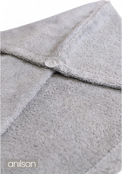 %100 Pamuk Gri Havlu Bone Saç Kurutma Bonesi Kafa Havlusu Duş Banyo Bonesi Islak Saç Kurulama Bone fırsatları