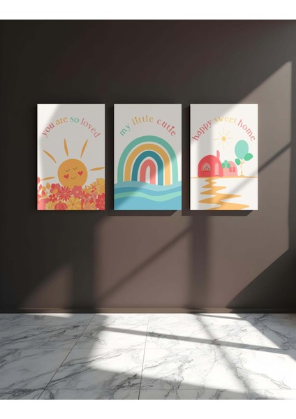 Premium Kalite Modern Tablo Duvar Tablosu Çerçeve Görünümlü Mutfak Tabloları 3 Lü Tablo Bohem Tablo fiyatları