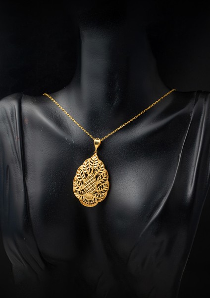 Yaprak Tasarım 22 Ayar Altın Kolye fiyatları