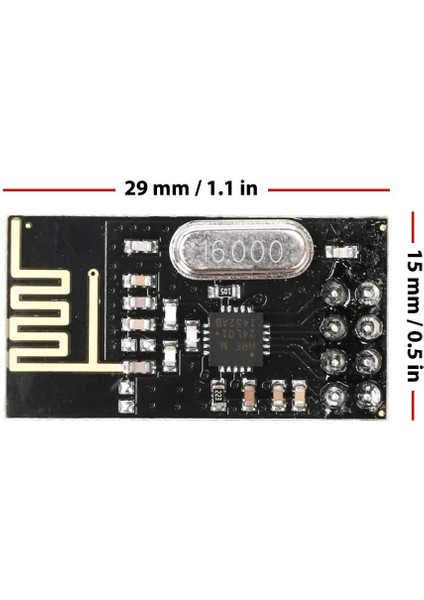 NRF24L01+ Kablosuz Alıcı Verici Modül Power Enhanced Version SI24R1 2.4g Iletişim fırsatları