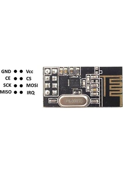 NRF24L01+ Kablosuz Alıcı Verici Modül Power Enhanced Version SI24R1 2.4g Iletişim indirimleri
