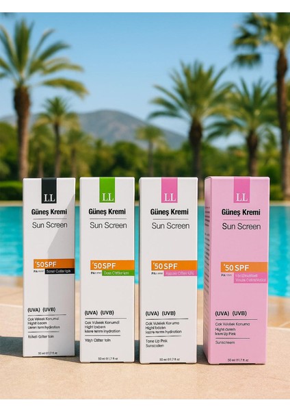 Hassas Ciltler Için Güneş Kremi 50ML Tone Up Pınk 50ML (Uva) (Uvb) +50 Spf Pa++++ Yüksek Koruma fırsatları