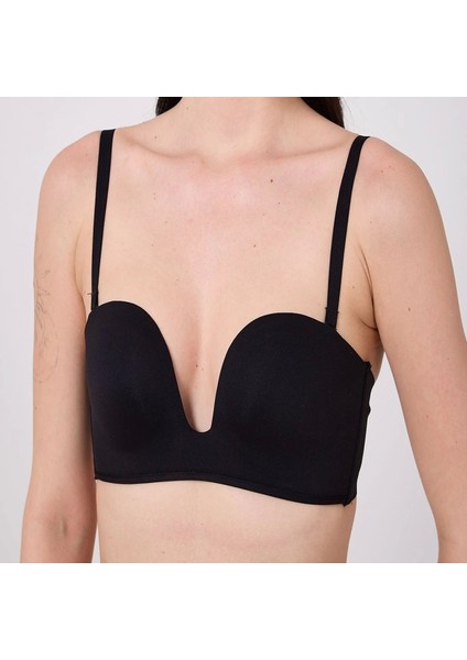 MSF05 Destekli V Dekolte Lazer Kesim Sütyen