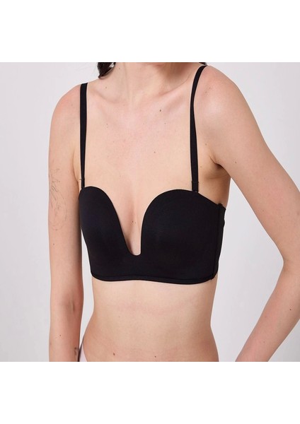 MSF05 Destekli V Dekolte Lazer Kesim Sütyen modelleri