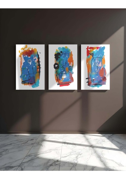 Duvar Tablosu Çerçeve Görünümlü Premium Kalite Mutfak Tabloları 3 Lü Tablo Modern Tablo Bohem Tablo fiyatları